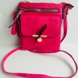 Emperia Vegan Crossbody Bag Pink Purse